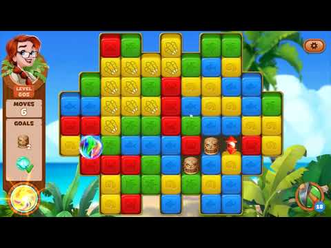 Lost Island: Blast Adventure - Level 605 (No Boosters) HD