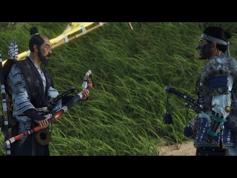 Ghost of Tsushima mask on gameplay walkthrough - Main Story #03 - Tale of sensei Ishikawa