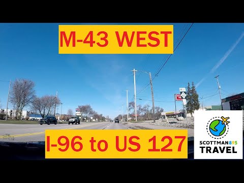 Driving with Scottman895: M-43 West (I-96 to US 127)
