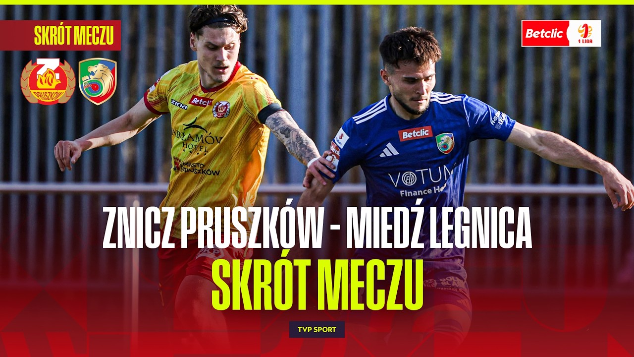 Znicz Pruszków vs Miedź Legnica Highlights