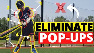 How To Stop Hitting Pop-ups In Baseball (Up to 76% Effectiveness)