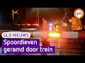 Spoordieven geramd door trein in Lunteren
