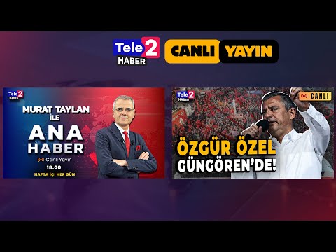 #CANLI Özgür Özel CHP'nin Güngören Mitingi'nde | Murat Taylan ile Ana Haber (3 Aralık 2025)