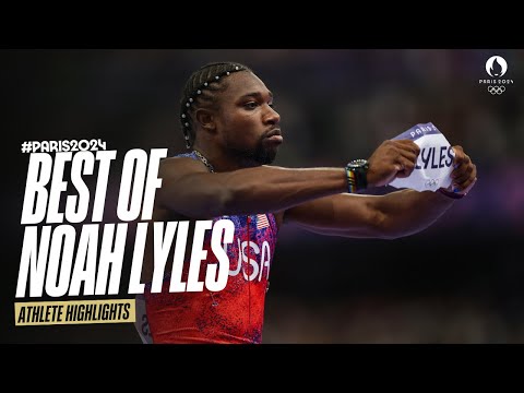 The best of Noah Lyles at the Olympics 🏃