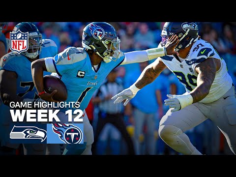Seattle Seahawks vs Tennessee Titans Game Highlights | 2025 NFL Season Week 12