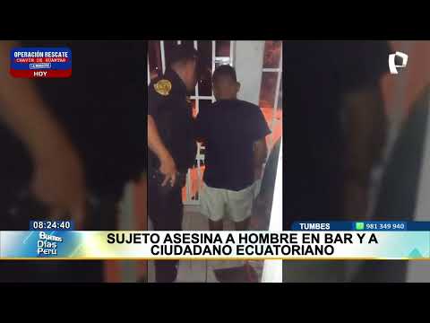 Tumbes: sicario irrumpe en discoteca y asesina a balazos a dos personas