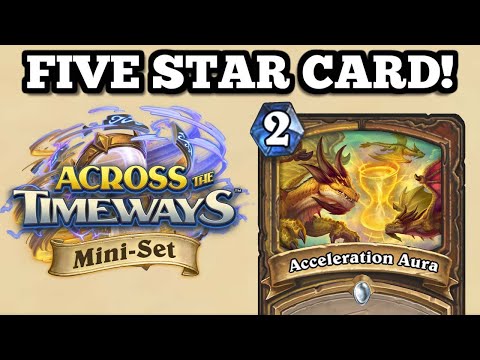 A FIVE STAR Druid and Paladin card! An Aura that gives you EXTRA MANA! Quest Hunter support!