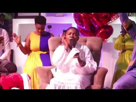 Living room worship experience  Ohemaa Mercy with sons and daughters