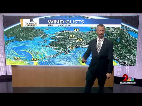 As rain lets up, temperatures slowly warm near 60 into the weekend