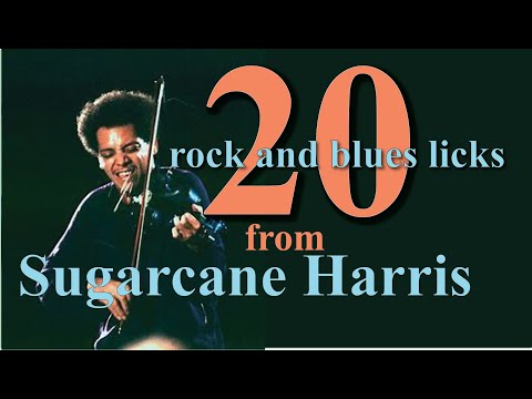 20 rock and blues violin licks from Sugarcane Harris