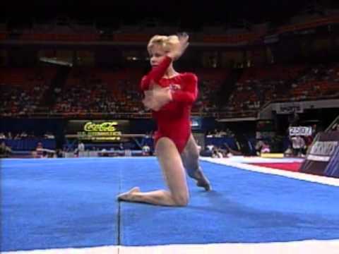 Amanda Borden - Floor Exercise - 1996 U.S Gymnastics Championships - Women