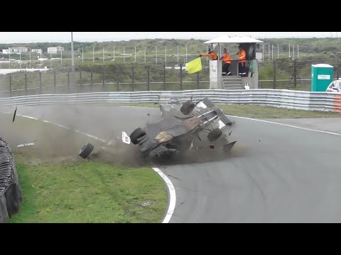 Hard Crash + Fire - Formula Renault - Circuit Zandvoort