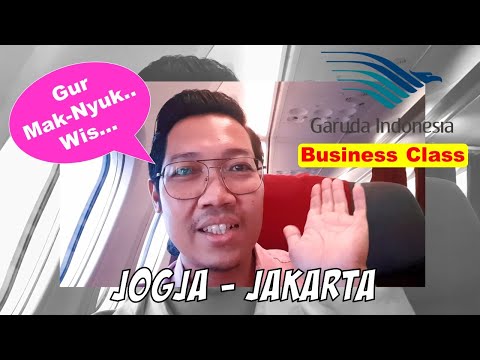 GARUDA INDONESIA BUSINESS CLASS Jogja - Jakarta, Ternyata Cuma Begini...Tapi ini GRATIS ❗️
