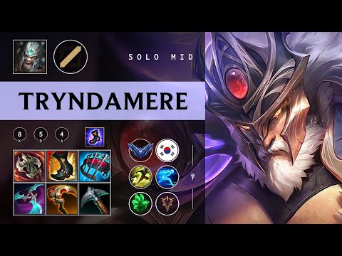 Tryndamere Mid vs Twisted Fate - KR Diamond Patch 26.01