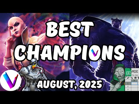 Best Champions Ranked - Vega's Tier List & Spreadsheet August: Cassandra, Buffed Cull, AV MCoC