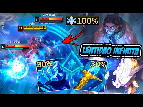 SYLAS BUILD LENTIDÃO INFINITA COM ESSE ITEM NOVO - LEAGUE OF LEGENDS