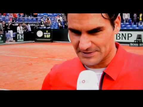Roger Federer Interview - Davis Cup 2012 - NED vs. SUI