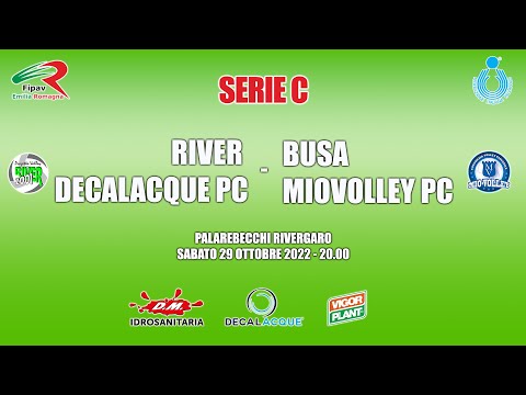 Serie C: RIVER DECALACQUE PC  -  BUSA MIOVOLLEY PC