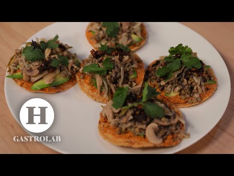 ¿Cómo preparar tostadas veganas de setas y lentejas ? | Recetas fáciles