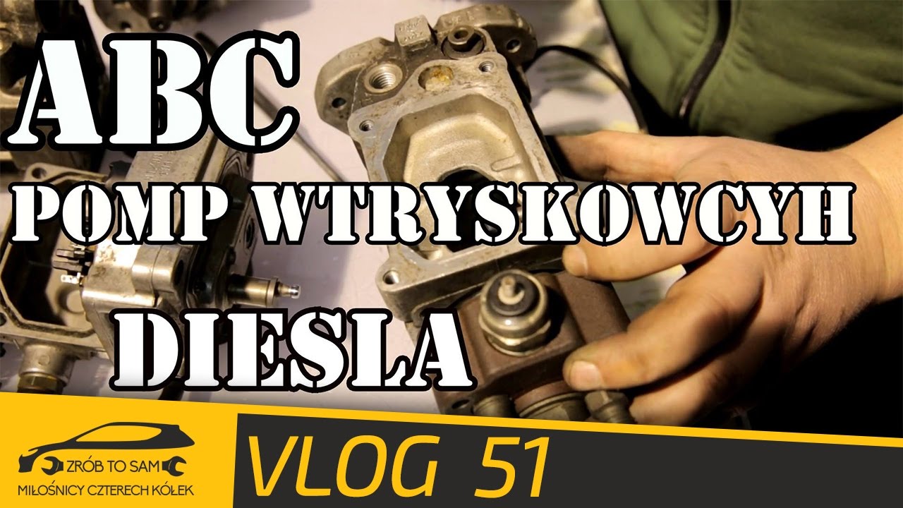 ABC pomp wtryskowych, budowa, regulacja kąta wtrysku i ustawienie dawki paliwa 1.9TDI