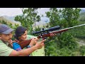 My wife first time 30-06 rifle shooting 20 mm target @rakhitakulivlogsuttarakhan2269