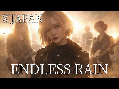 ENDLESS RAIN / X JAPAN ギャル達がバンド組んでアレンジしました【AIGirls Rock Band Symphonic Metal Cover】