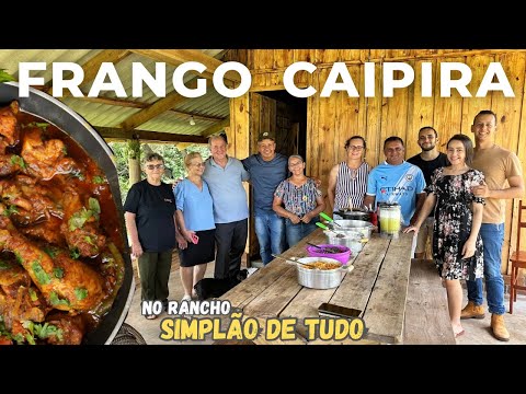 Free-range chicken with lots of good conversation | at Simplão's ranch