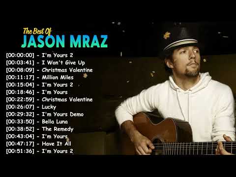 Jason Mraz Greatest Hits – Top 20 Songs Pop Acoustic Full Album Feel Good Vibes