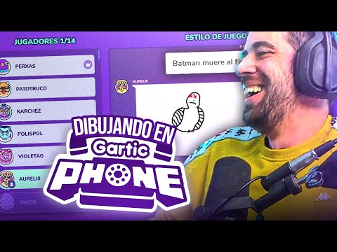 DIBUJANDO CON LOS PANAS EN GARTIC PHONE