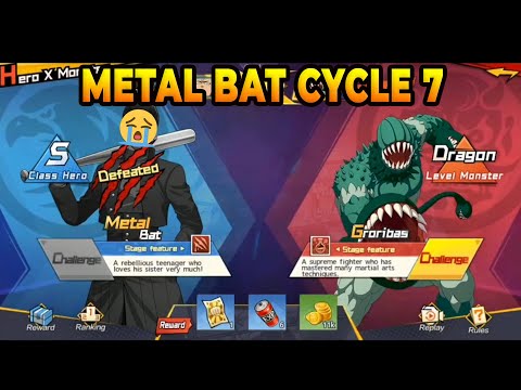 CARA MUDAH MENGALAHKAN METAL BAT DI HERO X MONSTER CYCLE 6/7 - One Punch Man: The Strongest