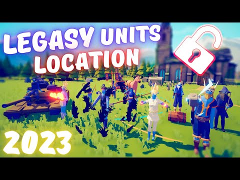 ALL 16 LEGACY UNITS SECRET LOCATIONS - Totally Accurate Battle Simulator TABS