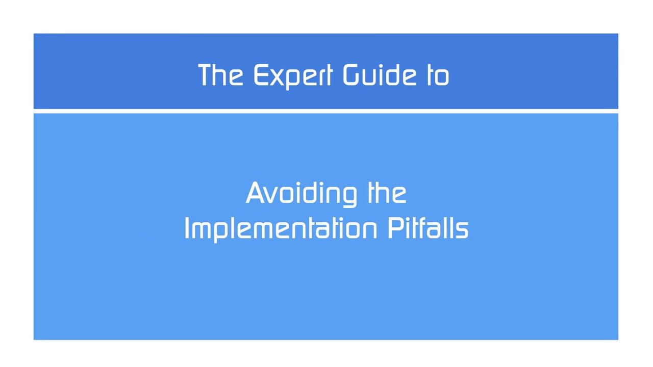 How to avoid ERP Implementation pitfalls | Sage Software