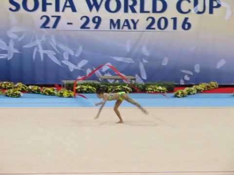 HAYAKAWA Sakura JPN Ribbon AA - Sofia Word Cup 2016