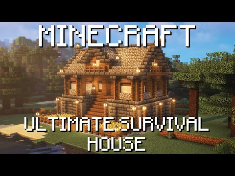 Minecraft: How To Build the ULTIMATE SURVIVAL HOUSE🏠