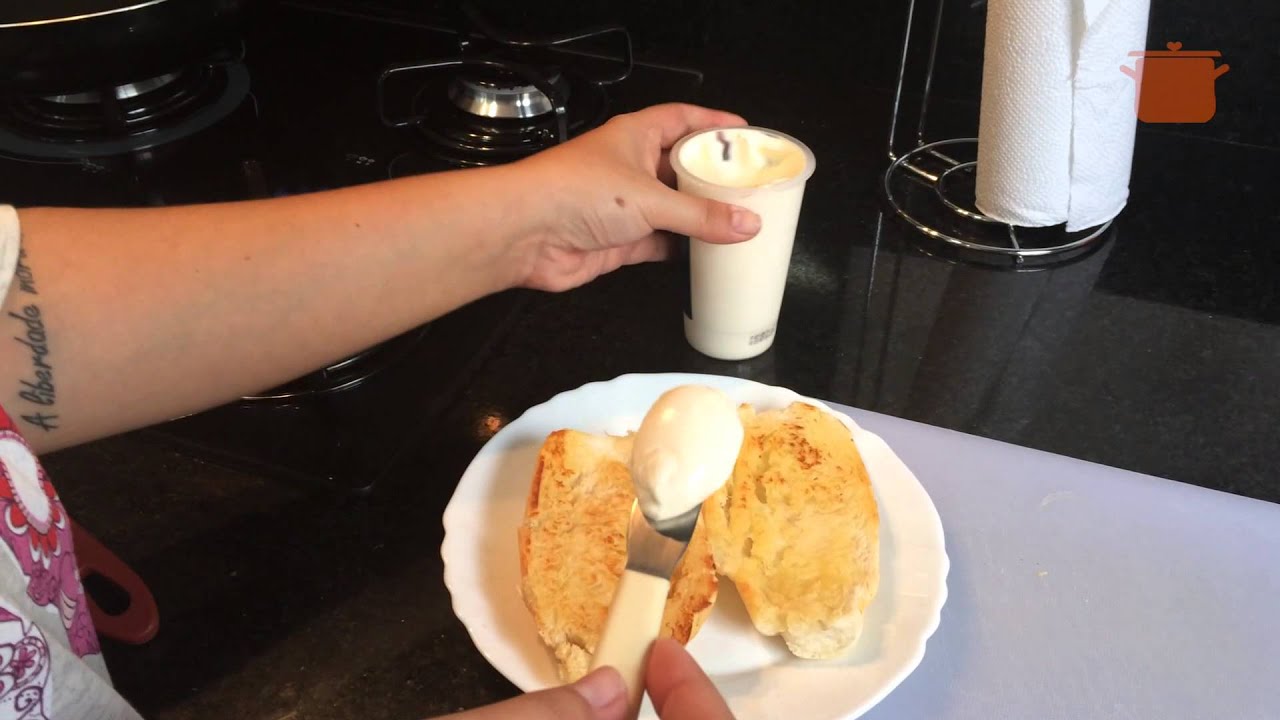 Pão na Chapa com Requeijão  - Aprenda a fazer a casquinha crocante