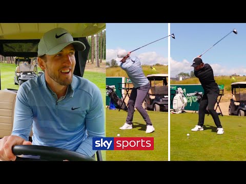 Harry Kane vs Tommy Fleetwood in must watch 3 hole golf challenge!