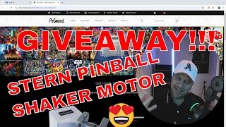 New Stern Pinball Shaker Motor GIVEAWAY!!! Happy New Year from @pinsound