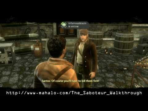 The Saboteur Walkthrough - Act 1 - Mission 3: The Black Market Part 1