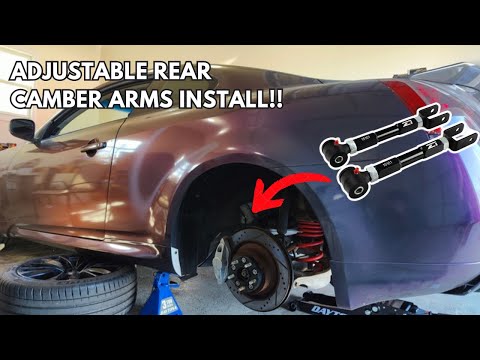 How to Install Z1 Motorsport Adjustable Rear Camber Arms (G37/370z)
