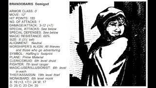 Gods of the Halfling Pantheon: Brandobaris [The Master of Stealth] - The Forgotten Gods