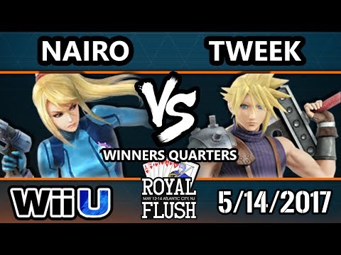 Royal Flush SSB4 - NRG | Nairo (Zero Suit Samus) Vs. P1 | Tweek (Cloud) Smash 4 Winners Quarters
