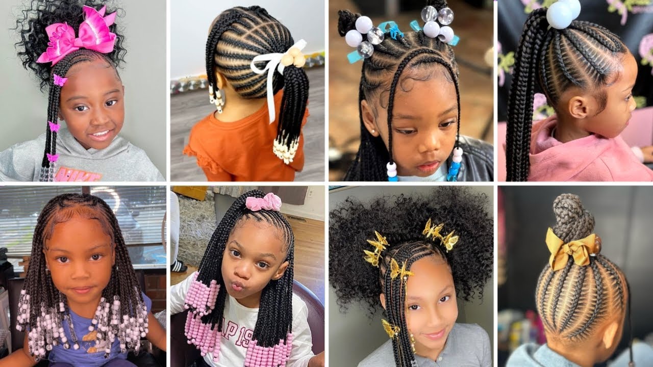 ✨ KIDS' FIRST DAY OF SCHOOL BRAID STYLES | 2024 Back To School Hairstyles