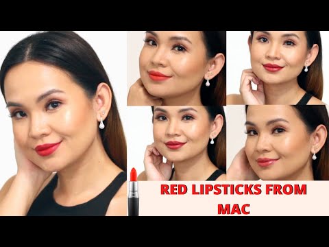 Find the best red lipstick for you| ft  MAC RED LIPSTICKS