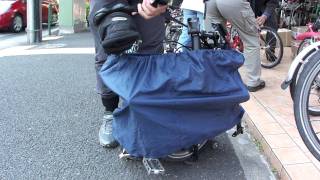 preview picture of video 'BD-1、MEZZO Folding bike (Ori bike)、Brompton向けクイックカバー'