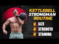 TOTAL BODY Kettlebell Strongman Workout