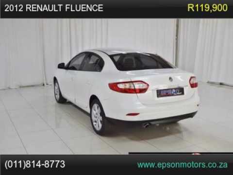 2012 renault fluence
