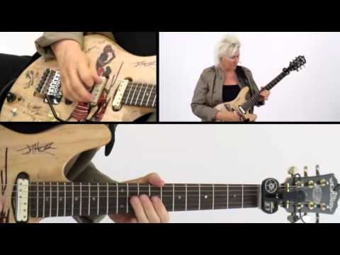 Rock Sauce for Lead - #33 Bluesy Double Stops Performance - Guitar Lesson - Jennifer Batten