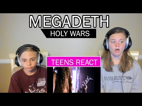 Teens Reaction - Megadeth ( Holy Wars )