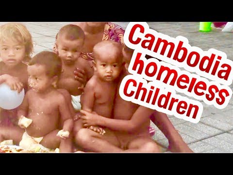 Children in Cambodia  living on the streets cambodia (country)