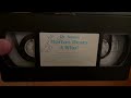 Horton Hears A Who 1991 VHS